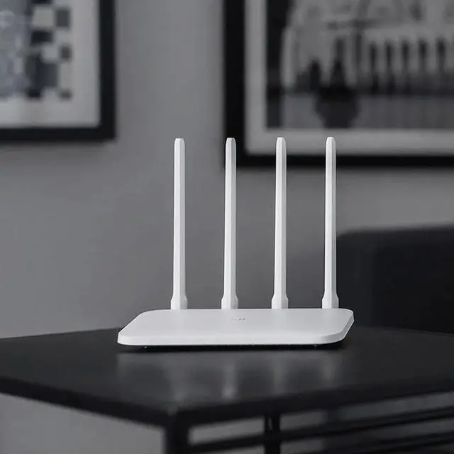 Alt view image 3 of 5 - Original  Mi WIFI Router 4C Roteador APP Control 64 RAM 802.11 b/g/n 2.4G 300Mbps 4 Antennas Wireless Routers Repeater