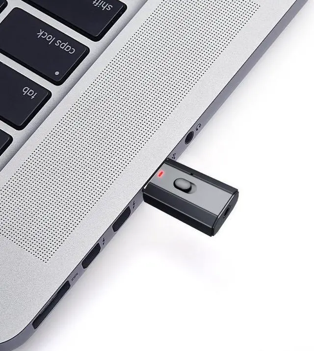 Alt view image 5 of 5 - 2020 Bluetooth 5.0 Adapter USB Wireless Bluetooth Transmitter Receiver Music Audio for PC TV Car Hands-free 3.5mm AUX adapter