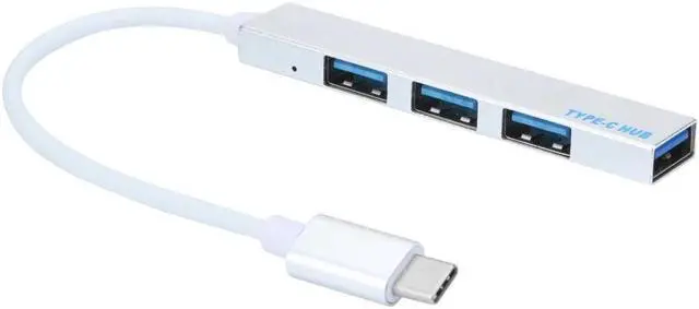 Alt view image 4 of 5 - Type-C To 4 USB HUB Expander Ultra-Thin Mini Portable 4-Port USB 3.0 Hub safe and durable#T2