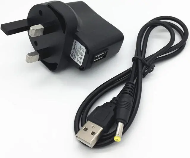 Alt view image 3 of 5 - Us Au Plug Charger+5V USB To DC 4.0x1.7 Mm Power Charging Charger Cable Supply for  PSP3000 PSP2000 PSP1000