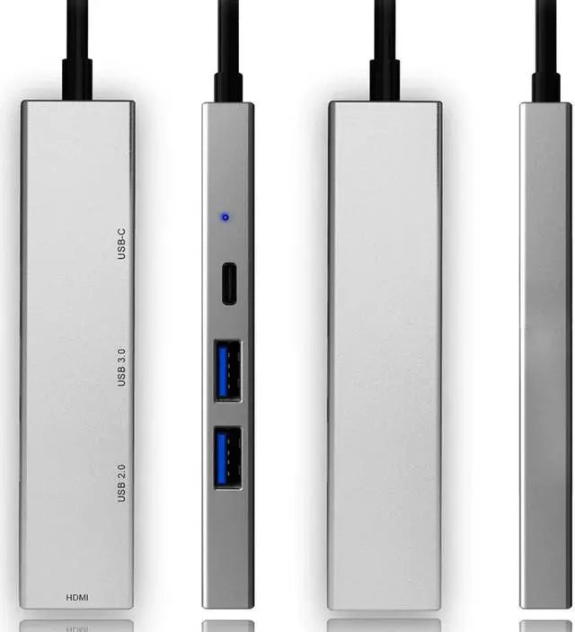 Alt view image 5 of 5 - Type C To HDMI Digital AV Multiport Hub 3.1 Adapter PD Charger For PC