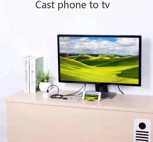 Alt view image 3 of 5 - Bluetooth AV Cable Audio Video Adapter for iPhone XS MAX XR 6 7 8 Plus S10 S6 edge S7 S8 S9 Note9 iOS Android to TV