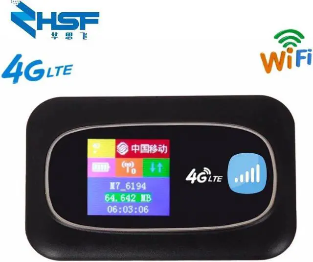 Alt view image 3 of 5 - 4G Lte Pocket Wifi Router Car Mobile Wifi Hotspot Wireless 4G Unlock MiFi LTE CAT4 150M Router For Travel Home Office