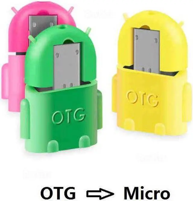 Alt view image 2 of 5 - 2pcs OTG Micro USB OTG Cable Adapter 2.0 Converter For Mole Phone Android USB Tablet Pc to Flash Drive Mouse OTG Hub