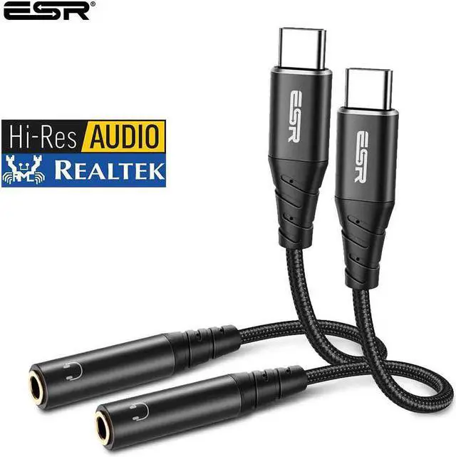 Main image of USB C to 3.5mm AUX Headphones Adapter Audio Cable Type C 3.5 Jack Adapter For AUX Earphone Converter