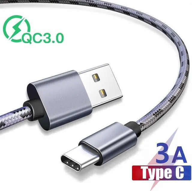 Main image of 3A USB C Cable Type C USB Cable QC3.0 Fast Charger Wire for Tape C Phone Charging Wire Quick Charge 3.0 Cable for