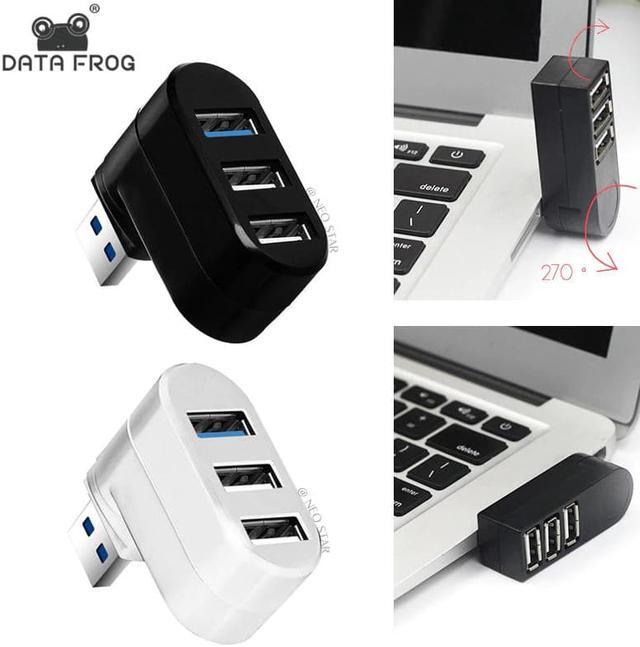 Alt view image 2 of 5 - 3 Port Multi 2.0/3.0 USB Hub Mini USB Hub High Speed Rotate Splitter Adapter For Laptop Notebook For PC Computer accessories