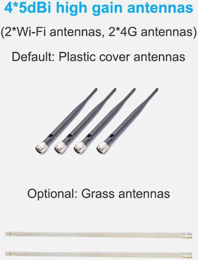 Alt view image 5 of 5 - QCA9531 4G SIM Card Portable Wireless Router High Speed Outdoor POE 4G LTE Wireless AP Wifi Router FRP antenna 8dbi