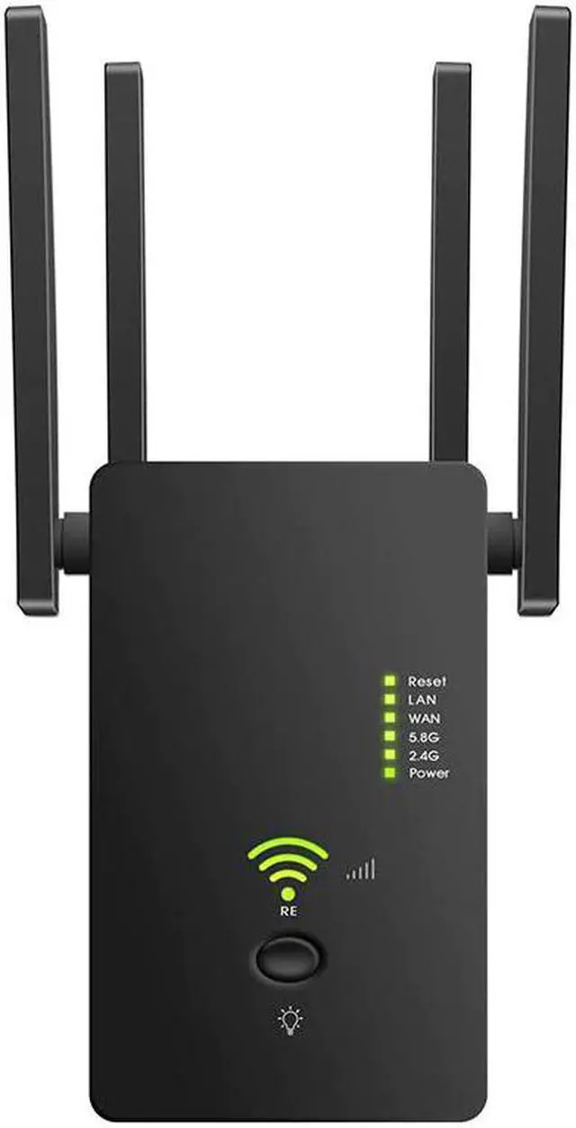 Main image of Wireless Wifi Repeater Router Dual Band 2.4/5G Wi-Fi Extender WiFi Wireless Signal Booster-US Plug