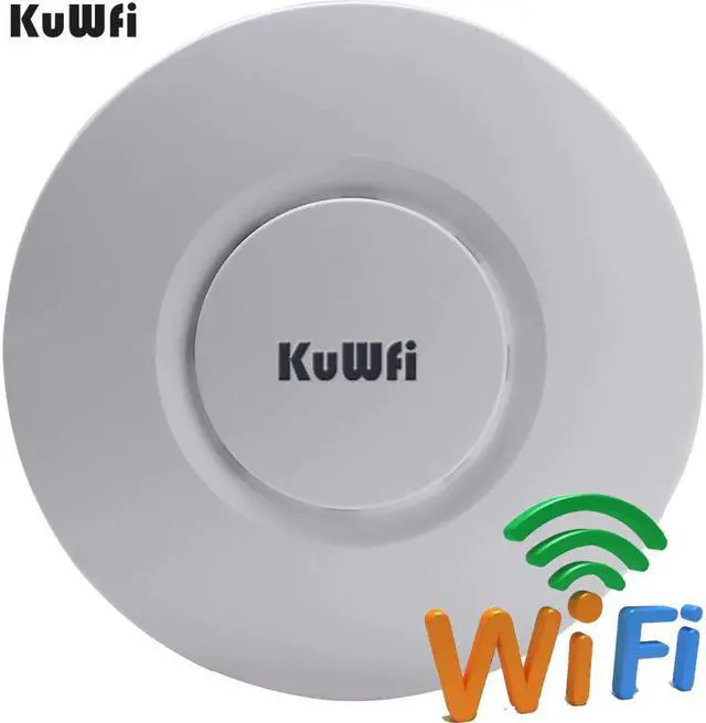 Alt view image 2 of 5 - 300Mbps Ceiling AP Router Wireless Wifi Router Hotspot Extender Wifi Extender Access Point WIFI Repeater With 24V Poe Router