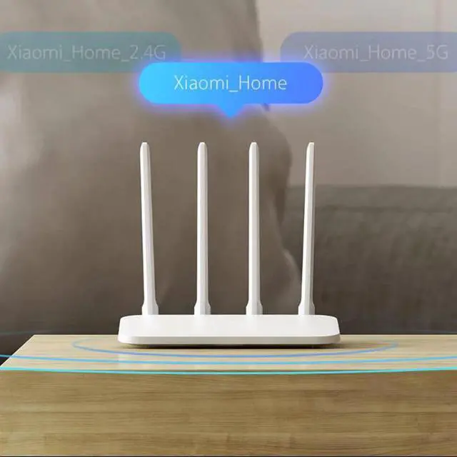 Alt view image 5 of 5 - new Mi Router 4A Gigabit Version 2.4GHz 5GHz WiFi 1167Mbps WiFi Repeater 128MB DDR3 High Gain 4 Antennas Network Extender