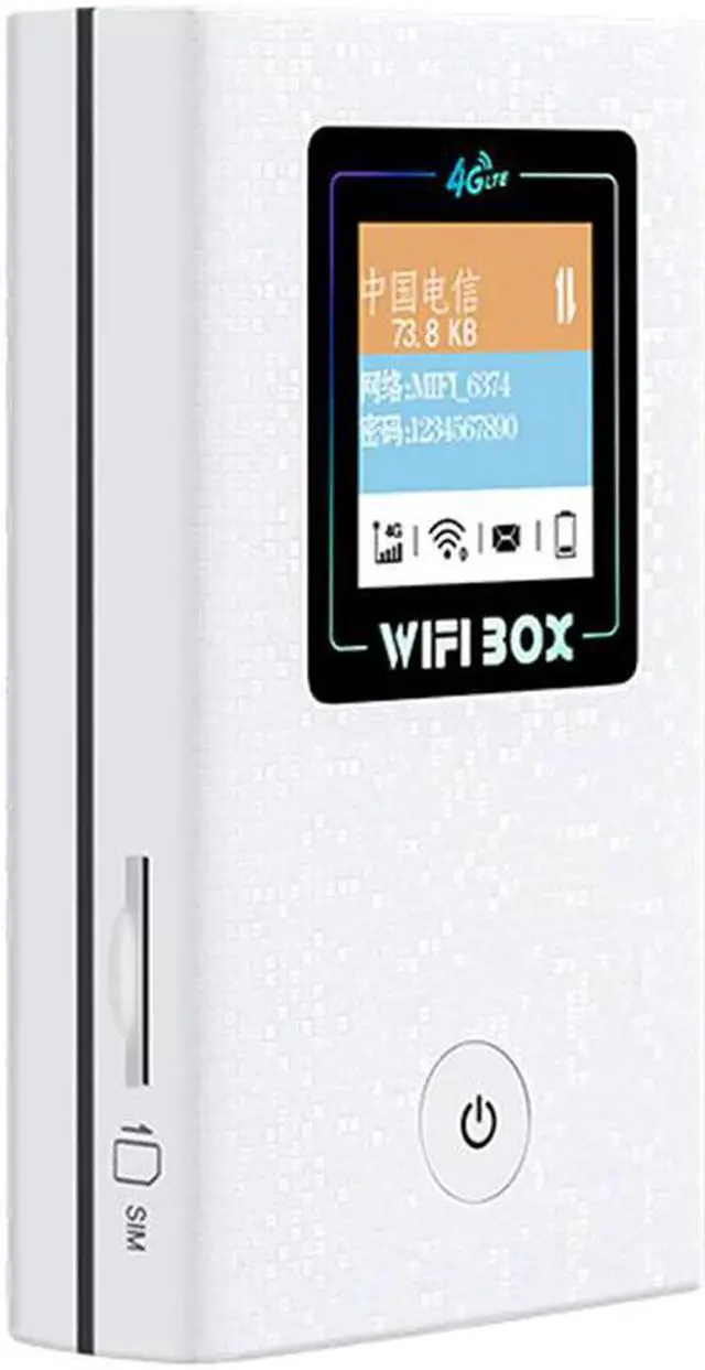 Main image of 4G Wifi Router 4G Lte Wifi Wireless Router 6800MAh Battery Power Bank Hotspot Unlocked Car Mobile with Sim Card Slot