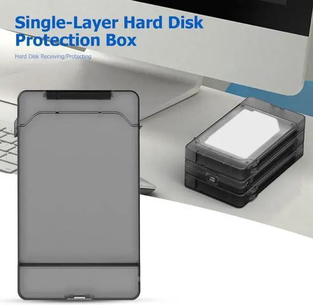 Alt view image 4 of 6 - Portable External Hard Disk Pouch Case bag protector for 2.5 inch Hard Disk 9.5 mm 7mm HDD SSD storage/protection no cable