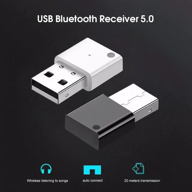 Main image of Mini Wireless USB Bluetooth 5.0 Adapter For Car Radio Subwoofer Amplifier Multimedia Audio Adapter Bluetooth Receiver
