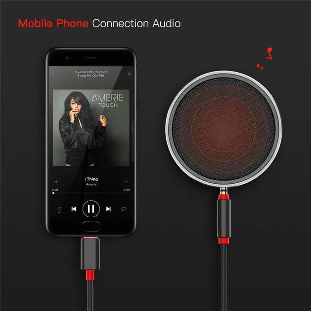 Alt view image 4 of 5 - 2019 NEW USB Type C Aux Audio Cable to 3.5mm Jack Female Speaker Cable for Headphone Headset Aux Cord for