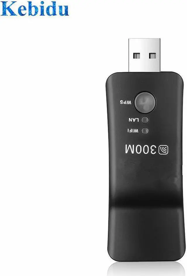 Main image of Universal Wireless TV Network 300Mbps Wifi Adapter WPS Wi-fi Repeater RJ-45 Network Cable For LG Sony HDTV