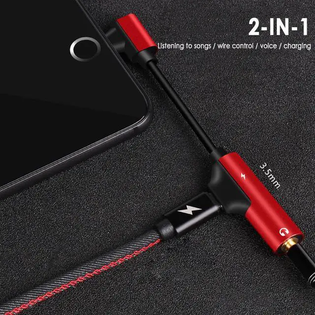 Alt view image 4 of 5 - C To 3.5mm Headphone Jack Adapter Cable Headphone  Converter Extension Cabl Patch Cord -C To 3.5mm Conversion Lin TXTB1