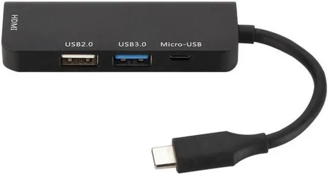 Alt view image 5 of 5 - C to HDMI USB 3.0 2.0 Micro USB Charging 4 Port  C HUB Laptop Adapter for  Laptop S8 S9 Plus Note 9 USB Splitter