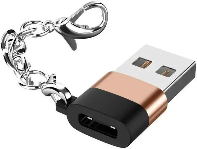 Alt view image 3 of 5 - 3.0 To Male Type-C OTG Type-C Cable Adapter -C To Type C OTG Converter For  Mi5 Mi6   With Chain