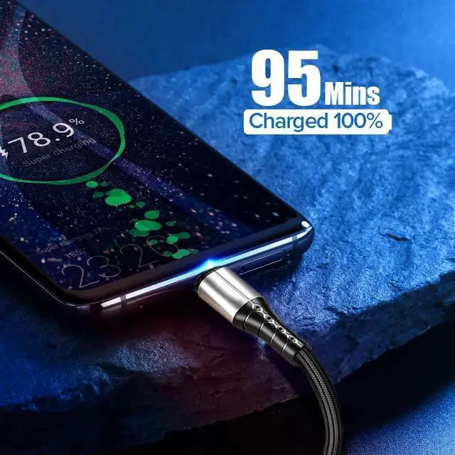 Alt view image 2 of 5 - 5A Super Fast Charge USB Type C Charger Cable for   Redmi  Quick Charge 3.0 USB C Charging Type-C Wire