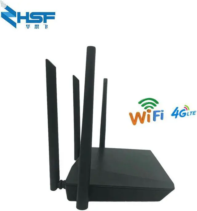 Alt view image 5 of 5 - 3G / 4G wireless CPE router with sim card slot 300Mbps 4G LTE Wifi router with 4 external antennas Support 32 Wifi