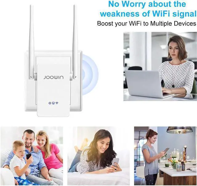 Alt view image 5 of 5 - JW-WR302SV2 300Mbps 2x5dBi WIFI antenna Wireless-N Wifi Router wifi Repeater signal Amplifier