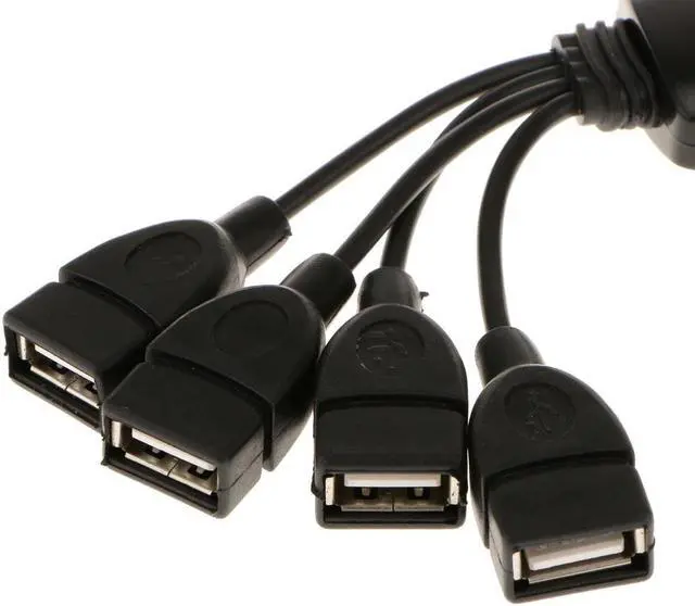 Alt view image 4 of 5 - Octopunch 4 Port USB 2.0 HUB Laptop PC Splitter Adapter Cable for Windows XP/2000/98 Computer