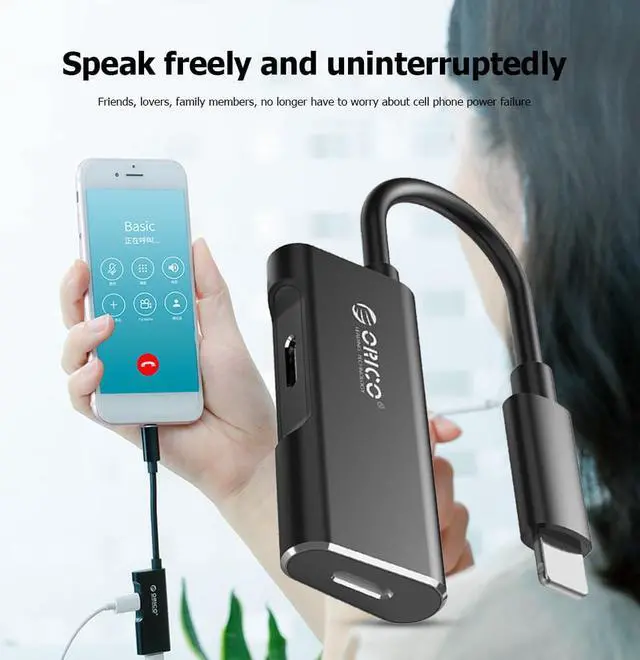 Alt view image 3 of 5 - 8 Pin to 8 Pin 3.5mm Charging Splitter 2 in 1 Audio Converter Cable computer peripherals