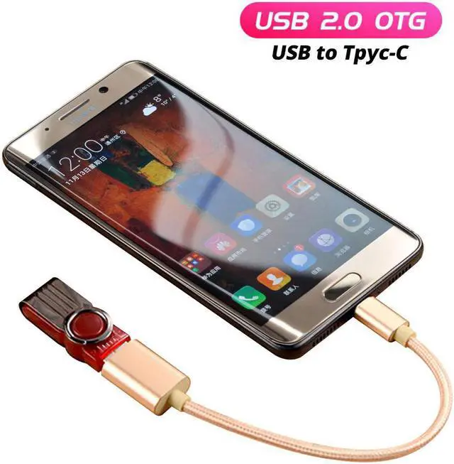 Main image of C OTG Adapter USB -C Female Converter Cable Flash Drive Reader Mouse Gamepad Tablet Mole Phone USB Connector