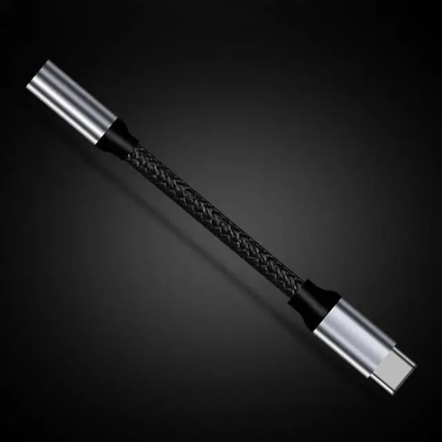 Alt view image 4 of 5 - 3.5mm To USB Type C Adapter Short Cables USBC To 3.5MM Audio Transfer Adaptors Typec Connectors 3.5 MM Adapt Line