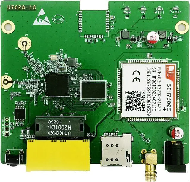Alt view image 5 of 5 - MTK MT7628 2.4G WIFI 2T2R 4G LTE Router OpenWrt MT7628N Chipset PCBA ODM OEM Low Cost Custom Sim Card Board