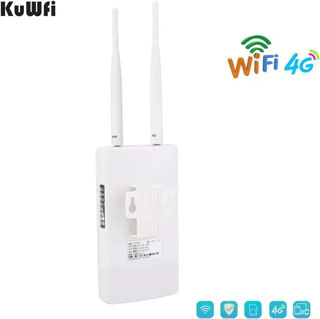 Alt view image 3 of 5 - 4G Wifi Router Outdoor Waterproof 4G SIM Wifi Router Wireless CPE Unlocked FDD/TDD CAT4 150Mbps for IP Camera