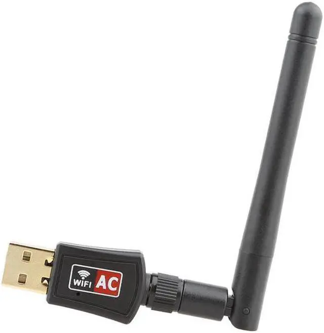 Alt view image 3 of 5 - 802.11B/G/N/AC Dual Band 600Mbps RTL8811CU Wireless USB WiFi Adapter dongle with 2.4G&5.8G External Wifi Antenna for Android
