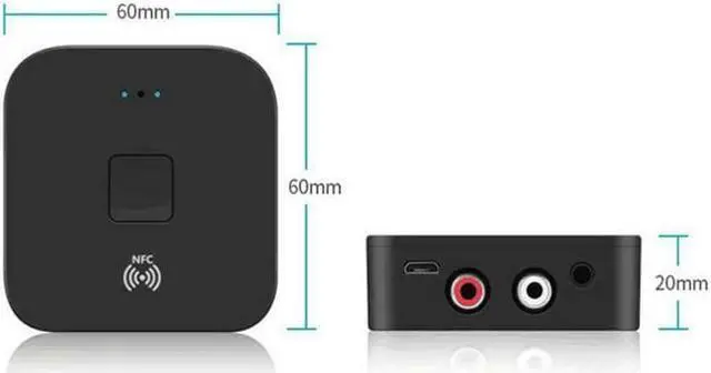 Alt view image 3 of 5 - 2020 Newest Bluetooth Receiver 5.0 AptX LL 3.5mm Jack Aux Wireless Adapter Music For TV Car RCA Bluetooth 5.0 3.5 Audio Receiver
