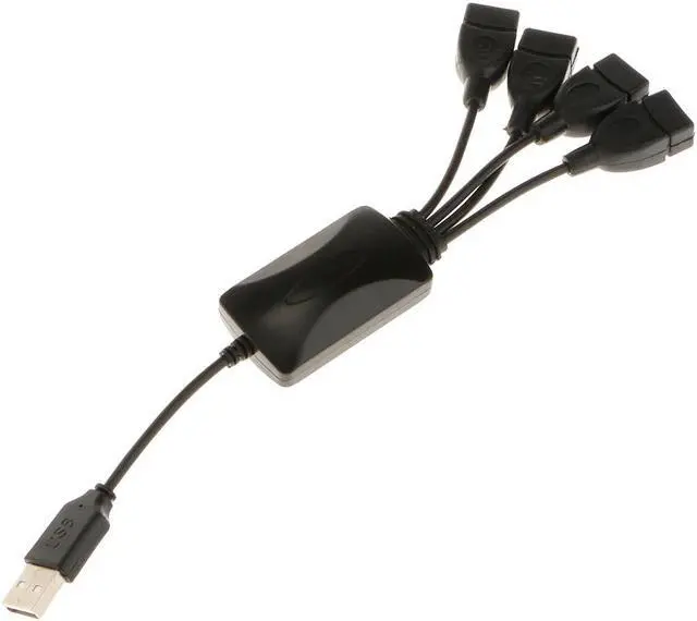 Alt view image 5 of 5 - Octopunch 4 Port USB 2.0 HUB Laptop PC Splitter Adapter Cable for Windows XP/2000/98 Computer