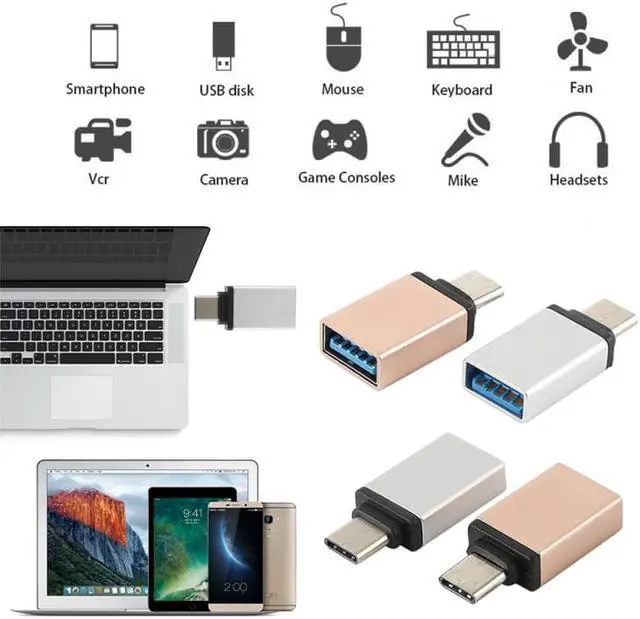 Main image of Type C Male to USB 3.0 Female OTG  Sync Adapter for Phone Macbook NEW Fashion USB 3.0 OTG Cable Type C  Sync Conve