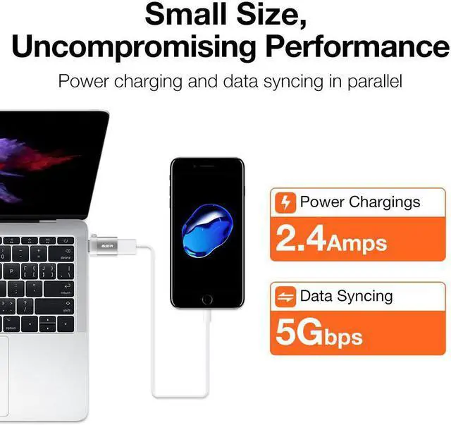 Alt view image 5 of 5 - USB-C to USB-A OTG Converter Cable Adapter Type C Adapter for    USB Disk Flash Type C to USB 3.0 Adapter
