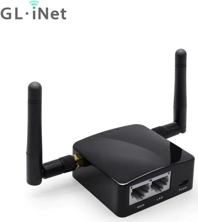 Alt view image 2 of 5 - GL.i GL-AR300M Mini Router Wi-Fi Converter OpenWrt Pre-installed Repeater Bridge 300Mbps High Performance 16MB Nor flash