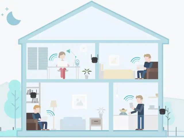 Alt view image 5 of 5 - Global Version WiFi Router Amplifier Pro Router 300M 2.4G Network Expander Repeater Power Extender Antenna Home Office