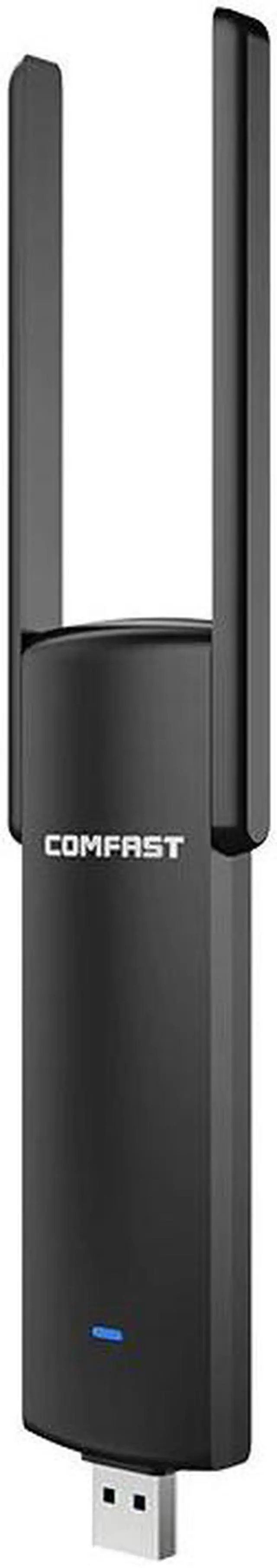 Alt view image 3 of 5 - 1200Mbps 5Ghz 2.4Ghz USB Wifi Adapter USB3 Dual Band MT7612U Wifi Antenna Dongle LAN Adapter For Windows Desktop/Laptop/PC