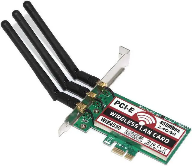 Main image of 450Mbps 2.4G/5G WiFi Wireless LAN Card PCI-E X1 Network Adapter PCIe PCI express Wifi Network Card for Desktop for Intel CPU