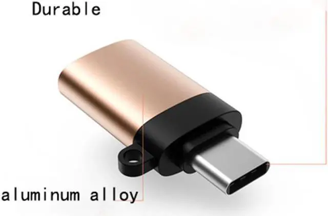 Alt view image 4 of 5 - C Adapter Type C to  3.0 Adapter Type-C Adapter OTG Cable For Macbook pro Air  S10 S9 S8  P30 C OTG Cable