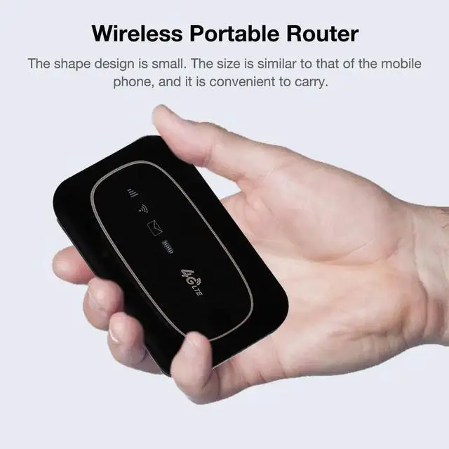 Alt view image 5 of 5 - Portable Router Hotspot WiFi Router Modem Broadband 4G Unlock MiFi LTE CAT4 150M Router For Travel Home Office