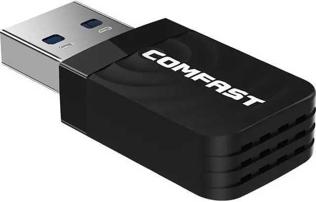 Alt view image 2 of 5 - 1300Mbps Mini USB Wifi Adapter Dual Band 2.4G/5.8G Wifi Network Card antenna Wireless AC wifi Adapter for Windows 7/8/10 Mac OS