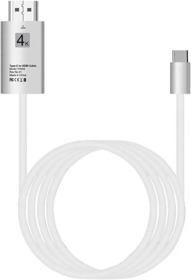 Alt view image 3 of 5 - 4K USB-C Type C Phone Adapter HDMI Video Connecting Cable for MacBook Lumia 950XL  Note8 Note9 S10 S9 S8 to TV Projector