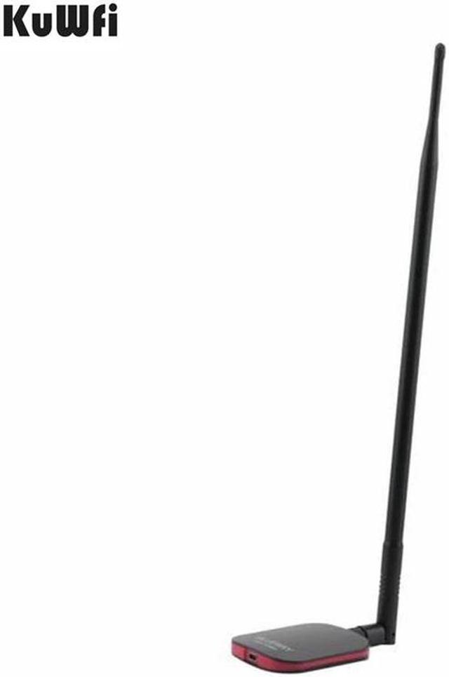 Alt view image 4 of 5 - 150Mbps Wireless Wifi Adapter Network Card USB adapter Increase Computer Signal With 10dBi high Gain Antenna Blueway N9200