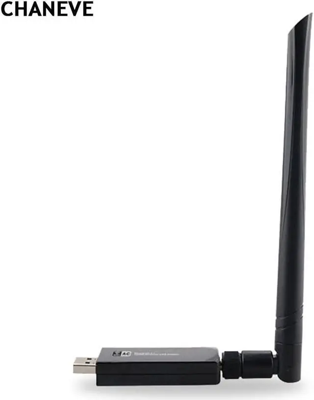 Alt view image 4 of 5 - RTL8812AU Chipset 5GHz 1200Mbps WiFi Adapter USB 3.0 Wireless Network Card + 5dbi antenna For Windows 7/8/10/kali Linux