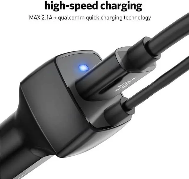 Alt view image 5 of 5 - Quick Charge Phone Car Charger Adapter Micro  Type C Cable For  S20 S10 S9 iPhone 11 XR  Google Pixel 3A 2