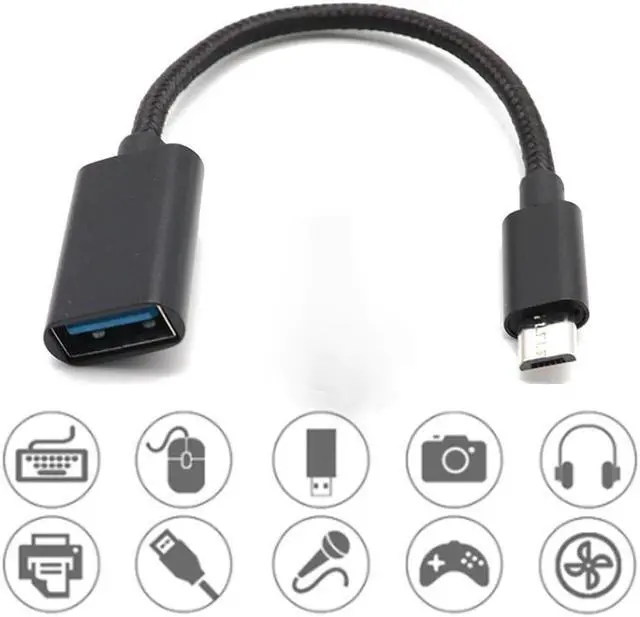 Alt view image 3 of 4 - USB OTG Cable Type C OTG Cable Gaming OTG Adapter Cellphone Game Mouse Keyboard Connector for  for
