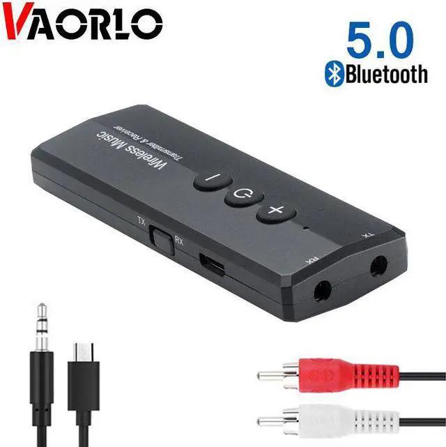 Main image of Receiver Transmitter Audio 5.0 Hifi Auto Car Kit A2DP RCA AUX 3.5mm Jack Music Wireless Adapters For TV Headphones PC